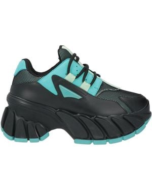 Maison Margiela Sneakers Leather, Textile Fibers - Green