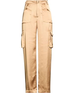 Gaelle Paris Camel Pants Polyester - Natural