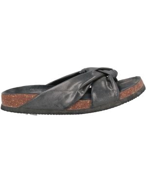 Cheap Monday Lead Sandals Textile Fibres - Grey