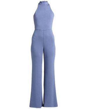 SILENCE LIMITED Jumpsuit Rayon, Polyester, Elastane - Blue
