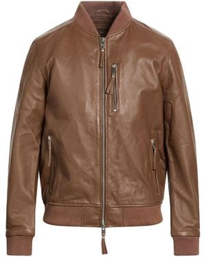 Bolongaro Trevor Lerwick Jacket Sheepskin - Brown