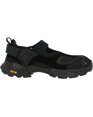 ROA Sneakers Leather, Textile Fibers - Black