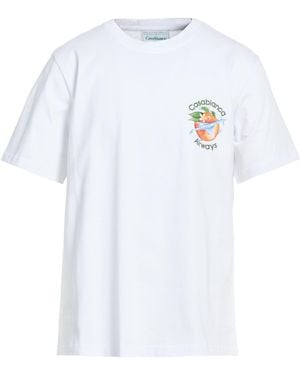 CASABLANCA T-Shirt Organic Cotton - White