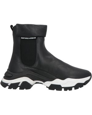 Emporio Armani Ankle Boots - Black