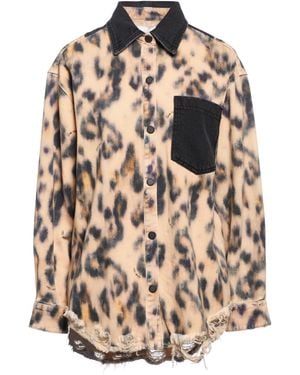 Gaelle Paris Denim Outerwear Cotton - Natural