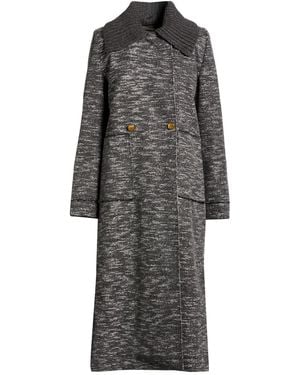 Antonia Zander Coat Wool, Cotton, Polyamide, Polyester - Gray