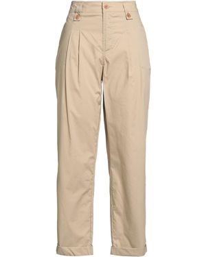 Liu Jo Trousers Cotton - Natural