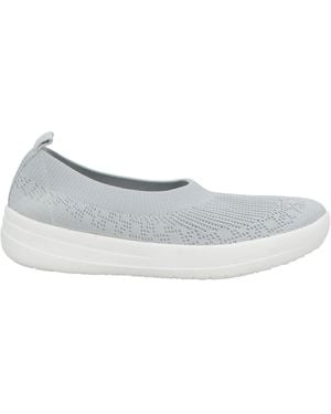 Fitflop Ballet Flats Textile Fibers - White