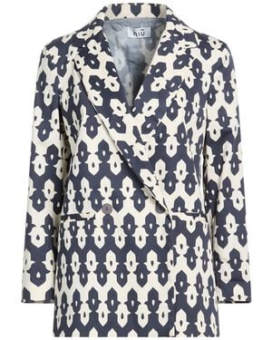 Niu Blazer Cotton, Elastane - White