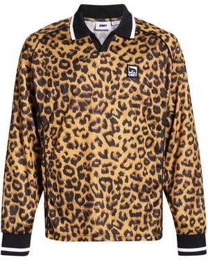 Obey Polo - Marrón
