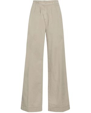 Palm Angels Trousers Cotton - White