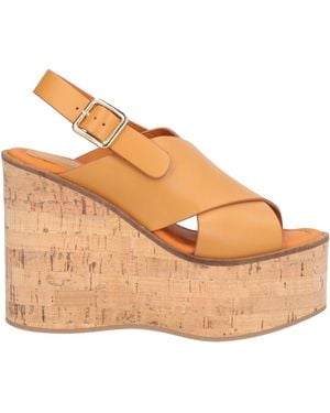 Paloma Barceló Sandals Cow Leather - Natural