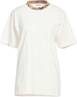 Burberry T-Shirt Cotton, Polyamide, Elastane - White