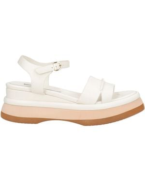 Jeannot Ivory Sandals Leather - White
