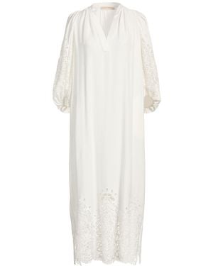 Vanessa Bruno Maxi Dress Viscose, Polyester - White