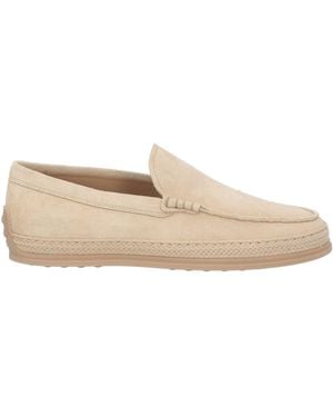 Tod's Loafers Leather - Natural