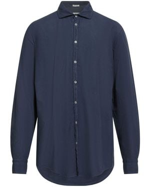 Massimo Alba Shirt Cotton - Blue