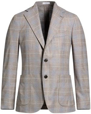 Boglioli Taupe Blazer Wool, Silk, Polyamide - Gray