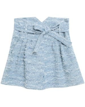 Ainea Denim Shorts - Blue