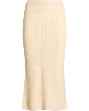 Patrizia Pepe Midi Skirt - Natural
