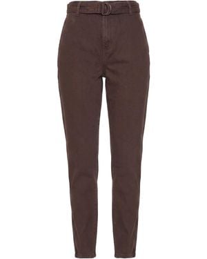 Liu Jo Pants Cotton, Lyocell - Brown
