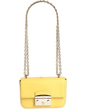 Furla Shoulder Bag Leather - Yellow