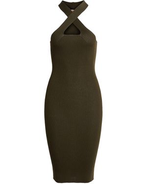 Kaos Midi Dress Viscose, Polyamide - Green