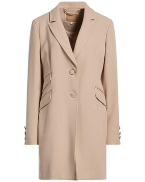 Kocca Coat Polyester, Viscose, Elastane - Natural