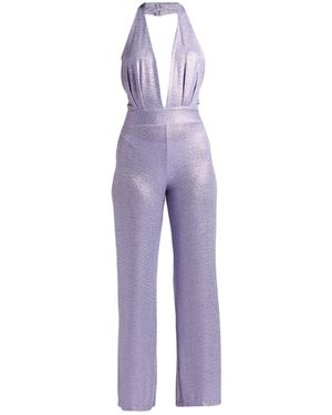 Nora Barth Lilac Jumpsuit Polyester, Viscose - Purple