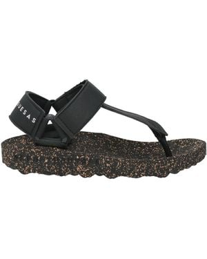 ASPORTUGUESAS Thong Sandal Synthetic Material - Black