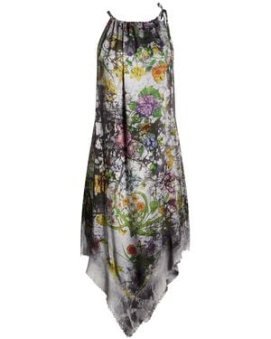 Avant Toi Midi Dress Cashmere, Silk - White