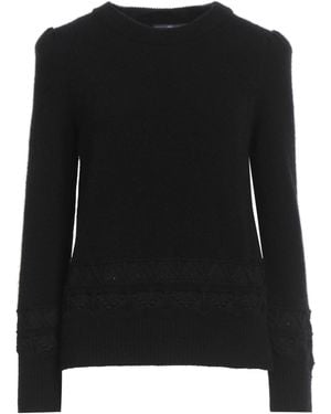 High Use Sweater Nylon, Wool, Alpaca Wool, Virgin Wool, Acrylic - Black
