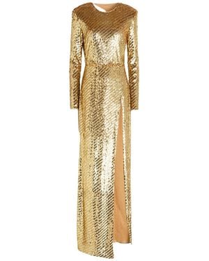 Elisabetta Franchi Maxi Dress Polyamide - Metallic