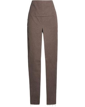 Rick Owens Maxi Skirt Cotton, Polyurethane - Brown
