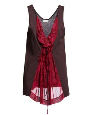 Dries Van Noten Top - Rot