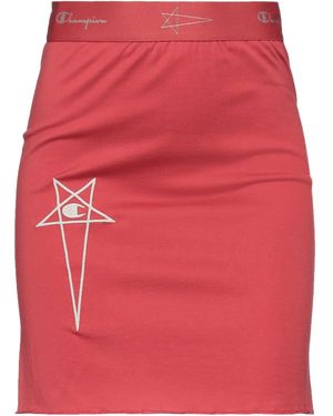 Rick Owens X Champion Mini Skirt Cotton - Red