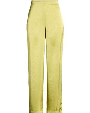 FACE TO FACE STYLE Pants Pes, Viscose - Yellow