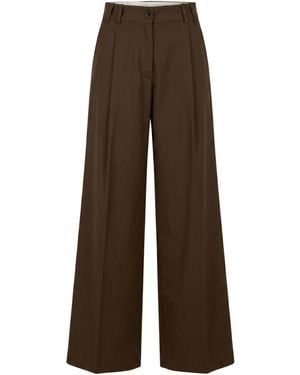 P.A.R.O.S.H. P.A.R.O..H. Khaki Pants Cotton - Brown