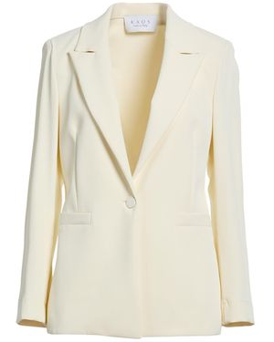 Kaos Blazer Polyester, Elastane - White