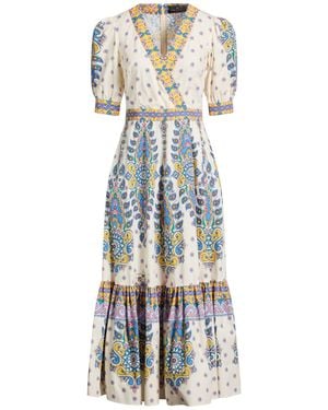 Etro Maxi Dress Cotton - White