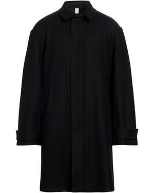 Hevò Coat Virgin Wool, Polyamide - Black