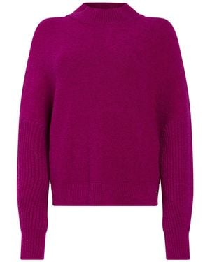 Marc Cain Sweater Virgin Wool, Polyamide, Cashmere, Elastane - Purple