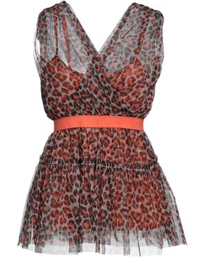 VANESSA SCOTT Top Polyester, Elastane - Red
