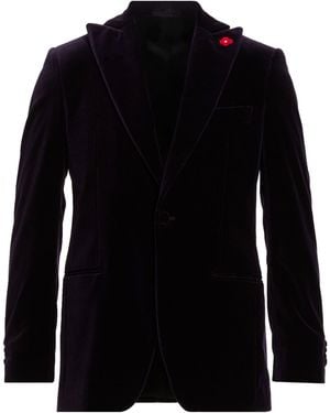 Lardini Blazer Cotton, Elastane - Black