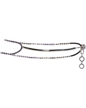Benedetta Bruzziches Belt Metal - White