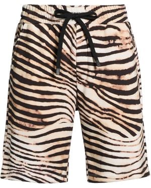 Just Cavalli Shorts & Bermuda Shorts Cotton - Natural