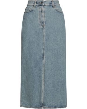 Loulou de Saison Denim Skirt Organic Cotton - Blue