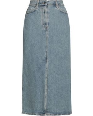 Loulou de Saison Denim Skirt Organic Cotton - Blue