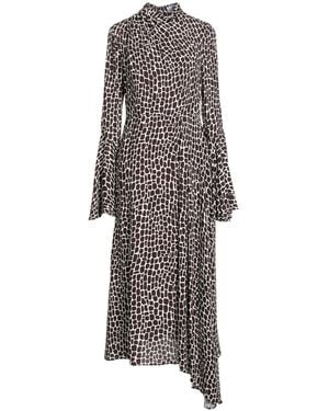MSGM Maxi Dress Viscose, Polyester - White