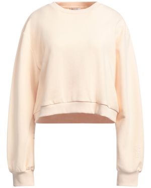 Patrizia Pepe Sweatshirt Cotton, Polyester - Natural